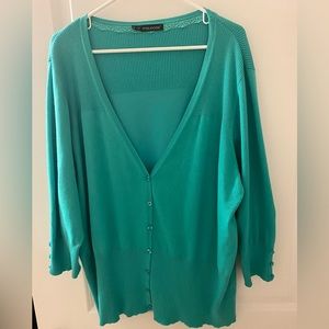 *like new* Maurice’s Turquoise Cardigan (sz 4)